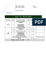 Pl. Anuală Cl. IV Joc Şi Miscare