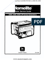 Homelite Generators 2500 4400 5500 Lri Repair Manual