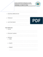 Format Strategi Komunikasi Perawat Klien