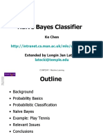 Naïve Bayes Classifier: Ke Chen