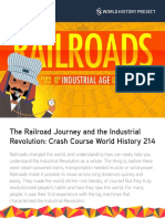 The Railroad Journey and The Industrial Revolution