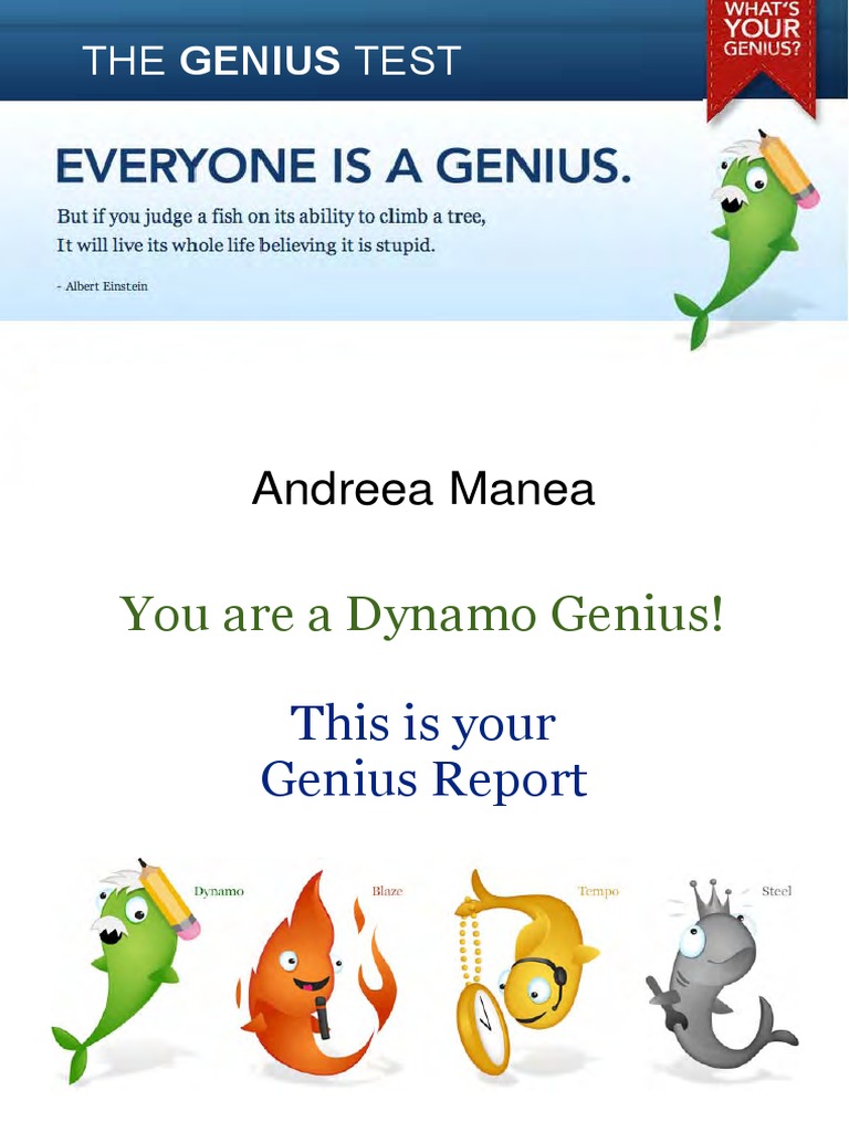 Genius Report - Dynamo | PDF | Carl Jung | Visual Perception