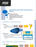 Microprocessor Systems and Interfacing (EEE342)