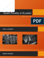 Death Penalty in Ecuador: Made By: Mateo Cueva