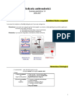 Lucrarea Practică Nr. 14 - Medicatia Antitrombotica