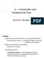 Convecção com Mudança de Fase: Ebulição