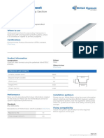 Product Data Sheet: Gypframe® MF5 Ceiling Section