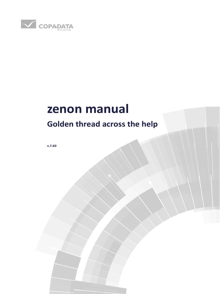 Zenon Manual: Golden Thread Across The Help | PDF | Programmable Logic ...