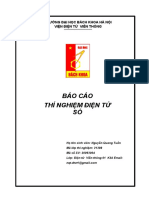 Báo cáo Thí nghiệm điện tử số - 988921