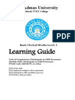 Admas University: Learning Guide