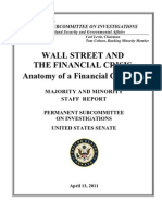 Anatomy of a Financial Collapse, Senate Report