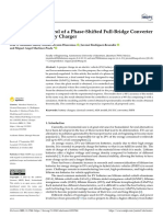 Electronics: Modeling and Control of A Phase-Shifted Full-Bridge Converter For A Lifepo Battery Charger