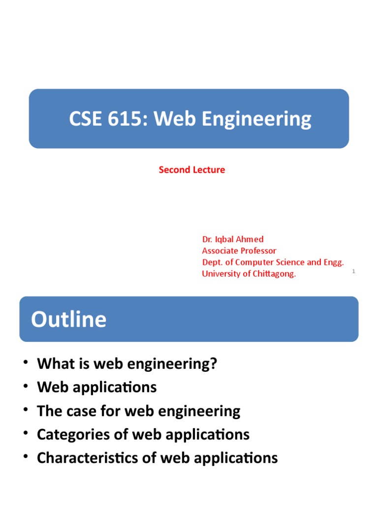 Ch01 Introduction To Web Engineering | PDF | World Wide Web | Internet ...