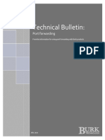 Tech Bulletin - Port Forwarding
