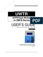 User'S Guide: OTP/Flash Writer EM78 Series