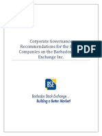Bse Corporate Governance Recommendations
