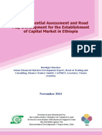 Market Potential Assessment and Road Map Development For The Establishment of Capital Market in Ethiopia