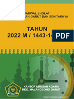 Jadwal Sholat 2022 KUA Kec. Malangbong