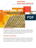 Industrial Rock Wool Pipe Hlypi: Product Introduction