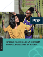 Informe Nacional de La Encuesta Mundial de Valores en Bolivia