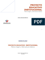 Doc PEI Marco Legal y Estructura