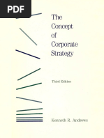 The Concept of Corporate Strategy