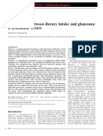 The Relation Between Dietary Intake and Glaucoma A Systematic Review