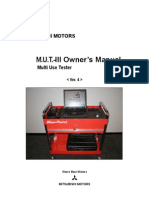 Mitsubishi MUTIII Manual