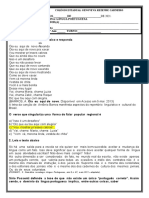 Atividade Variação Linguistica 1º Ano Eja Correção