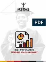 Nsfas Funding Report (2021 Programme Status Report) v2