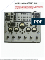 Neuberger-Röhrenprüfgerät RPM 370