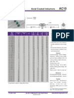 Axial Coated Inductors Datasheet