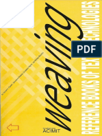 Reference Books of Textile Technologies - Weaving - Giovanni Castelli Et Al. (ACIMIT, 2000)