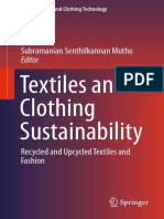 Textiles and Clothing Sustainability - Recycled and Upcycled Textiles and Fashion (2017)