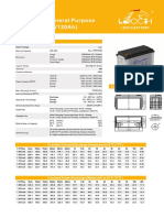 LP12-120 (12V120Ah) LP Series-General Purpose: Specifications