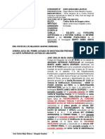 Solicito Historia Clínica, Informe Médico e Informe Psicológico del Investigado BENITO JAMES ANAYA CÉSPEDES