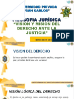 VISION MISION DE DERECHO - FILOSOFIA JURIDICA