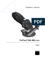 Trutool Tka 500: Operator S Manual