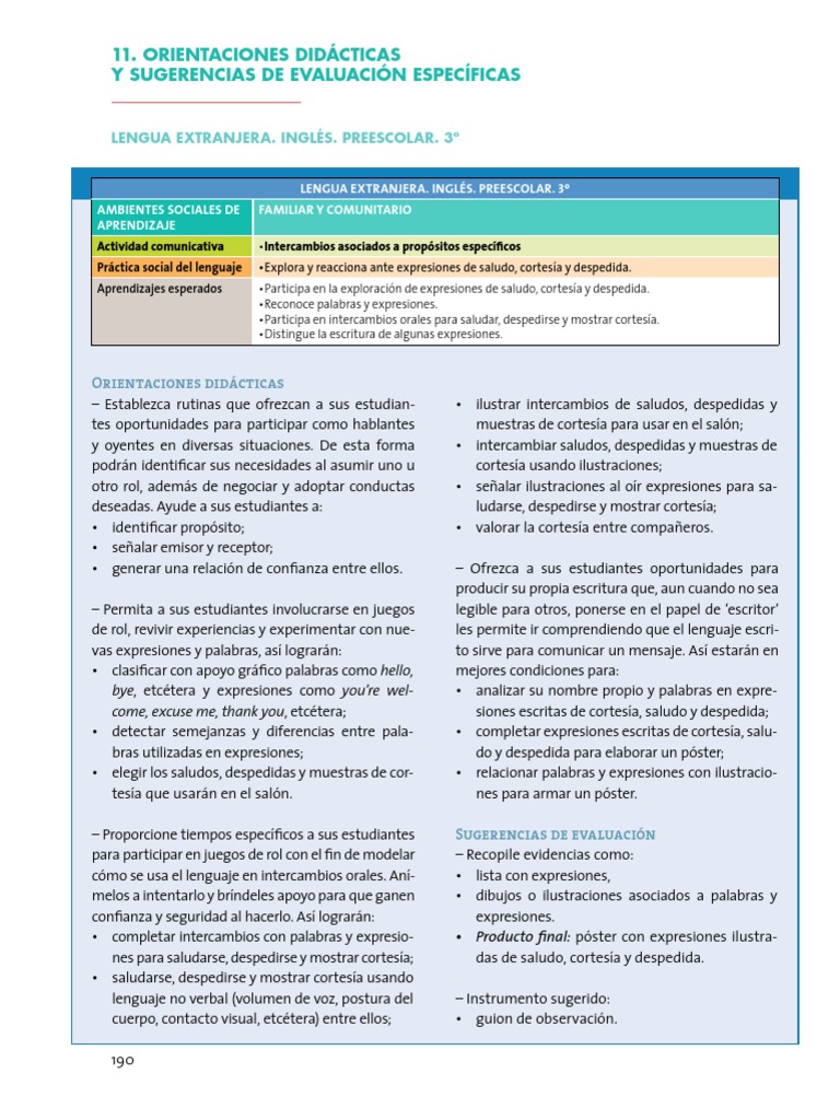 Aprendizajes Clave Ciclo 1 | Descargar gratis PDF | Educación de la ...