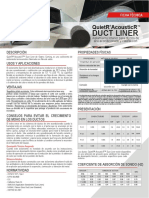 Aislante acústico QuietR Duct Liner