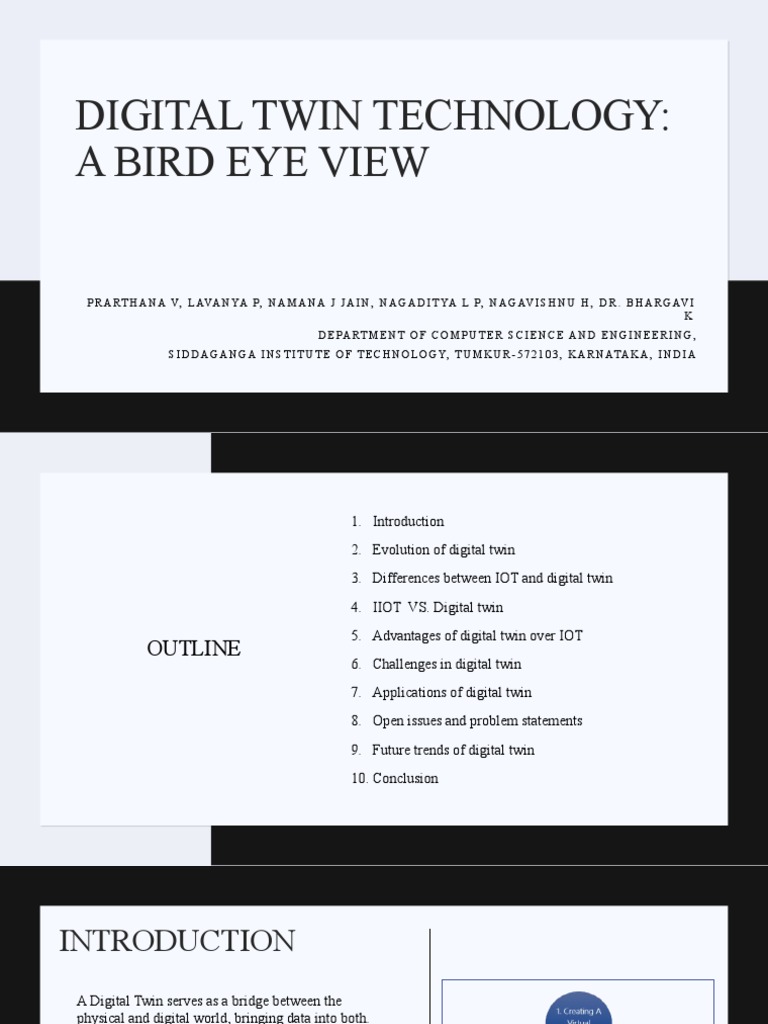Overview of Digital Twin Technology | PDF | Internet Of Things ...