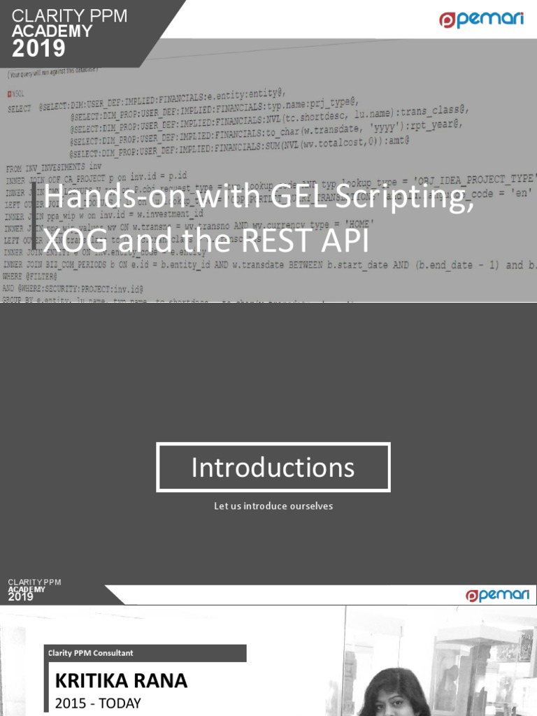 Clarity PPM: XOG & REST API Guide | PDF | Representational State ...