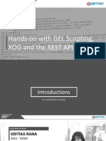 Hands-On With GEL Scripting, Xog and The Rest Api