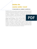 Comunidades de Autoconsumo Solar Rural