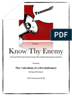 Know Thy Enemy: The Catechism of A Revolutionary