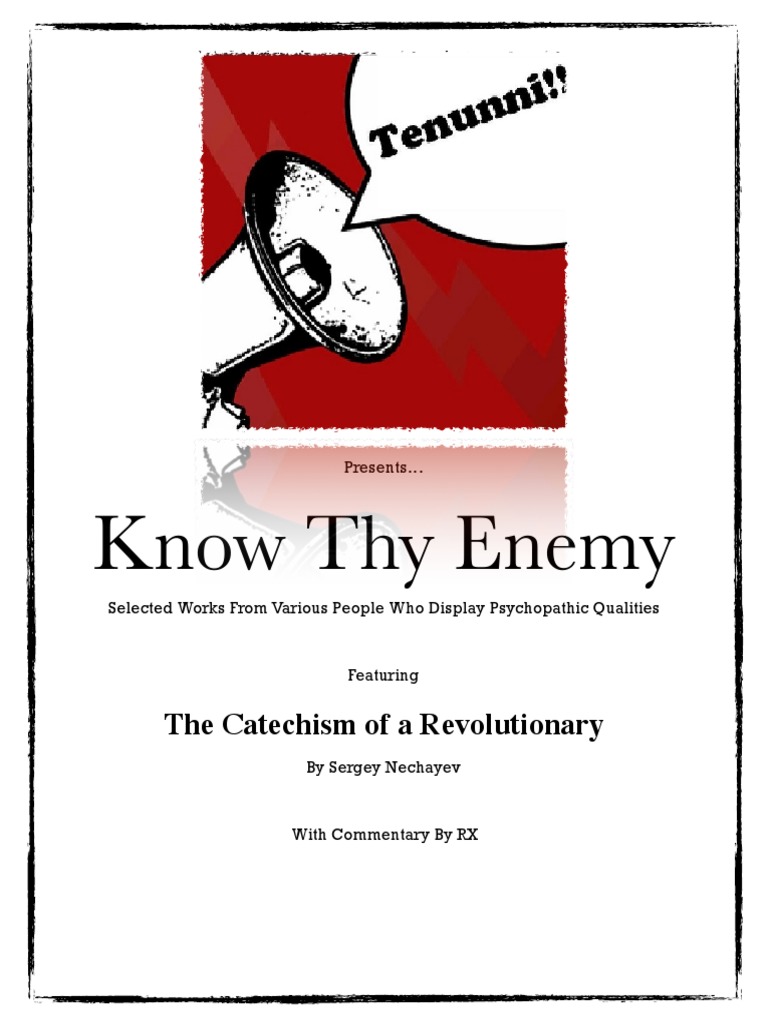 Know Thy Enemy The Catechism of A Revolutionary PDF Science