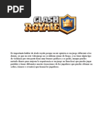 Información sobre Clash Royale | PDF | Juego de azar | Entretenimiento