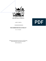 Fair Administrative Action Act 4 of 2015