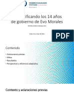 Upsa FN - Desmitificando Los 14 Años de Gobierno de Evo Morales