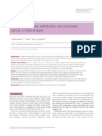 Periodontal Disease, Edentulism, and Pancreatic Cancer: A Meta-Analysis